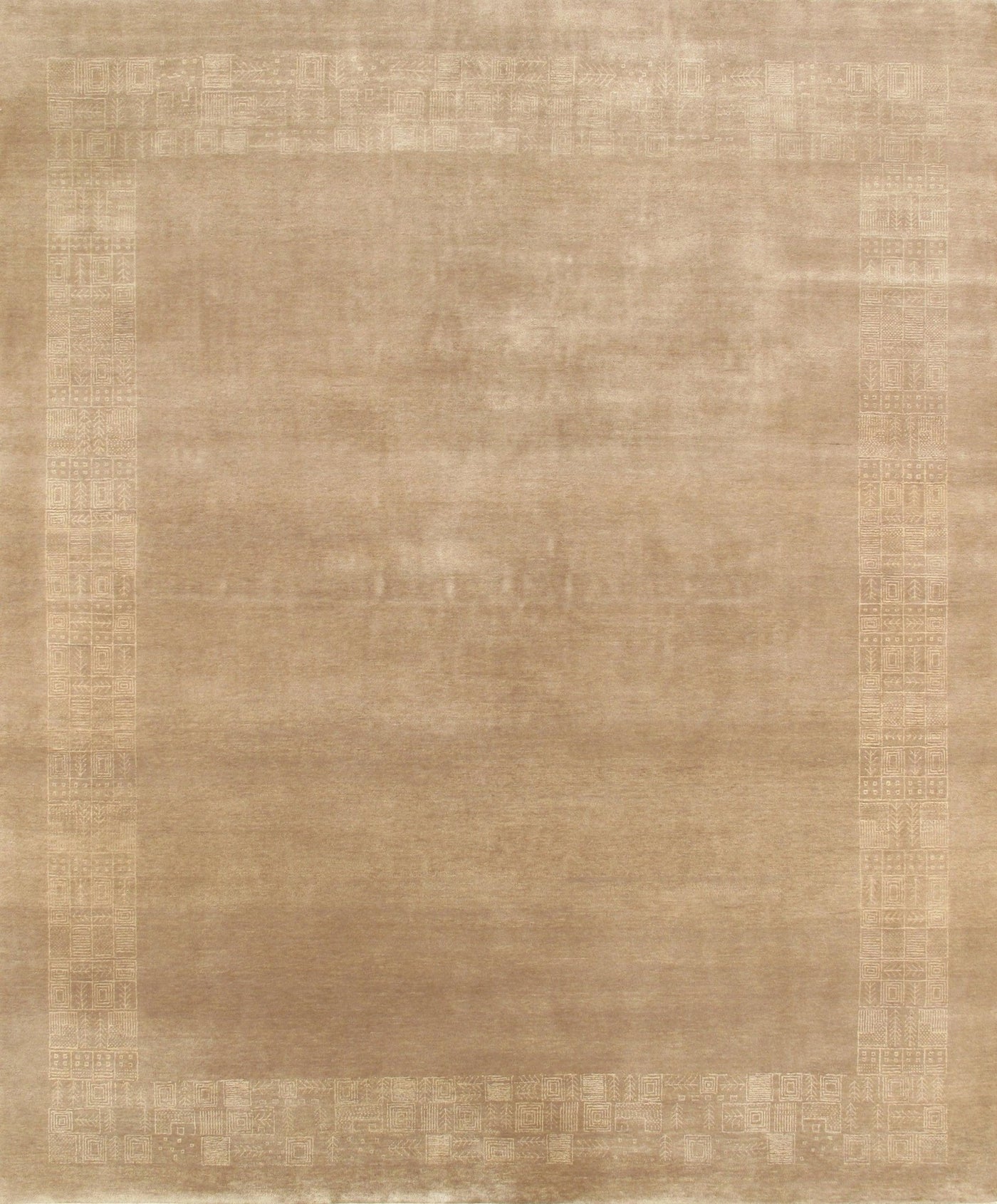 Canvello Gabbeh Hand - Knotted Lamb's Wool Area Rug - 8' X 9'7" - Canvello