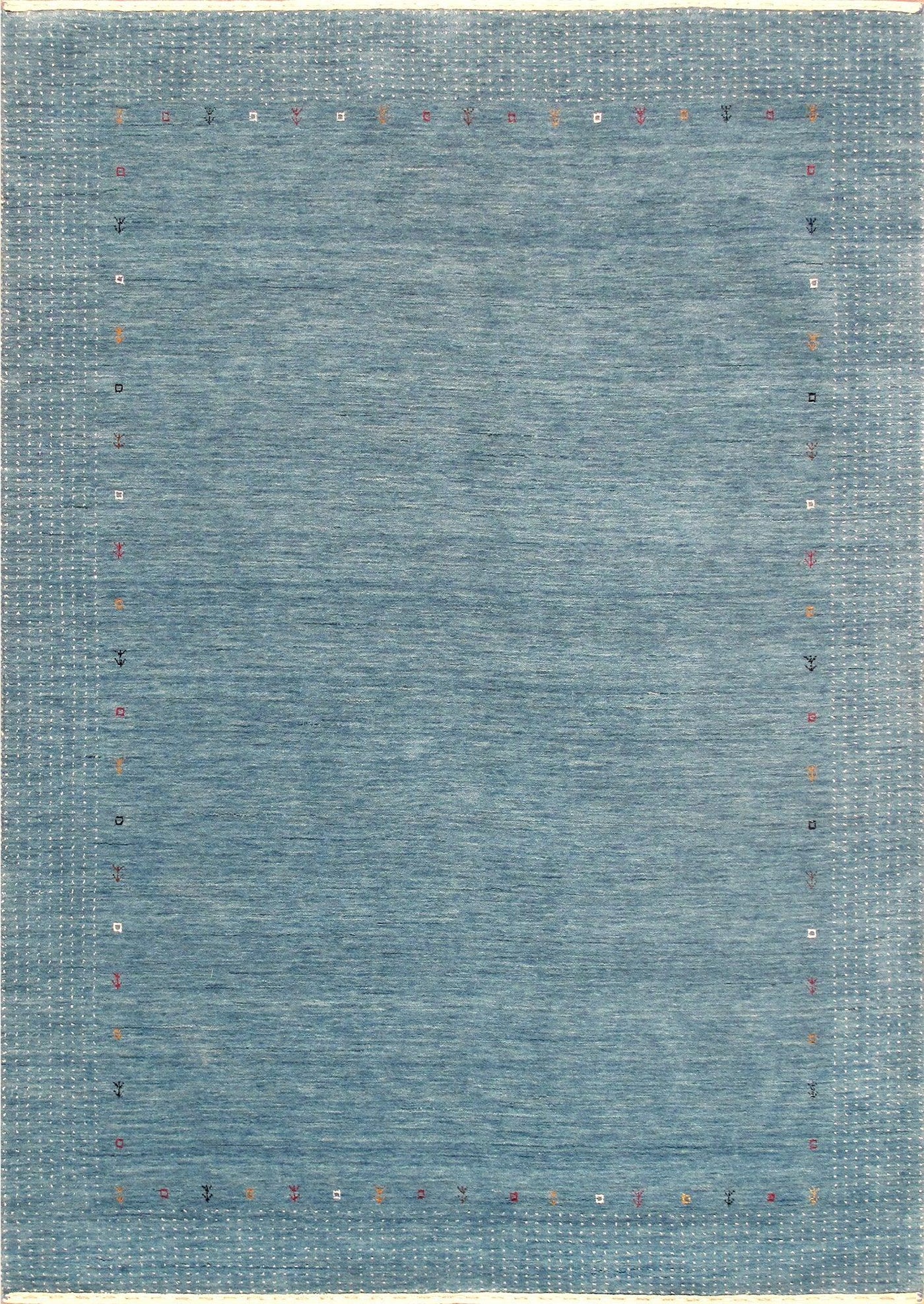 Canvello Gabbeh Hand - Loomed Silk & Wool Indoor Area Rug - 5'8" X 7'10" - Canvello