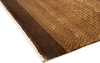 Canvello Gabbeh Light Brown Area Rug - 9'1" X 11'11" - Canvello