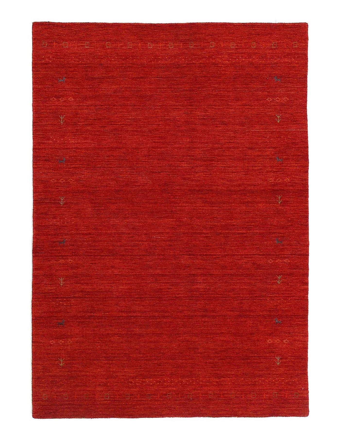 Canvello Gabbeh Red Area Rugs - 5'4'' X 7'8''