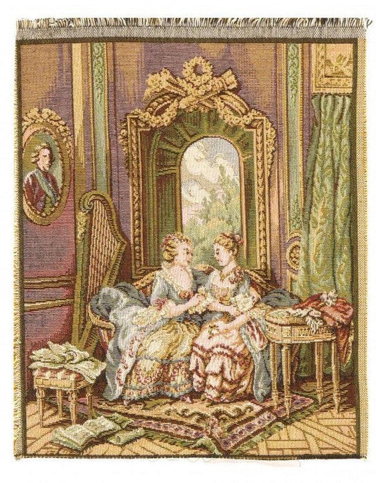 Canvello Genre Tapestry Landscape Romantic Vintage 1' X 1'3''