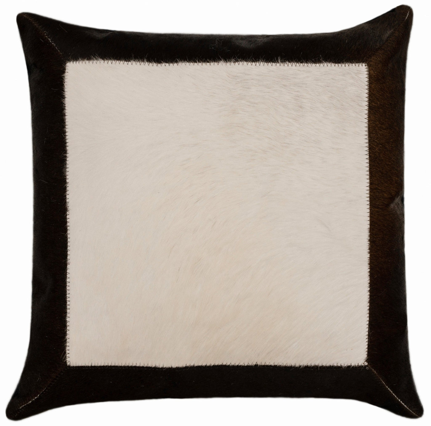 Canvello Genuine Cowhide Leather Decorative Throw Pillows - Handmade Patchwork Boho Accent Pillows For Sofa, Couch, Bed, Chair - Western Southwestern Farmhouse Pillow Covers With Feather Down Insert Included) - Canvello