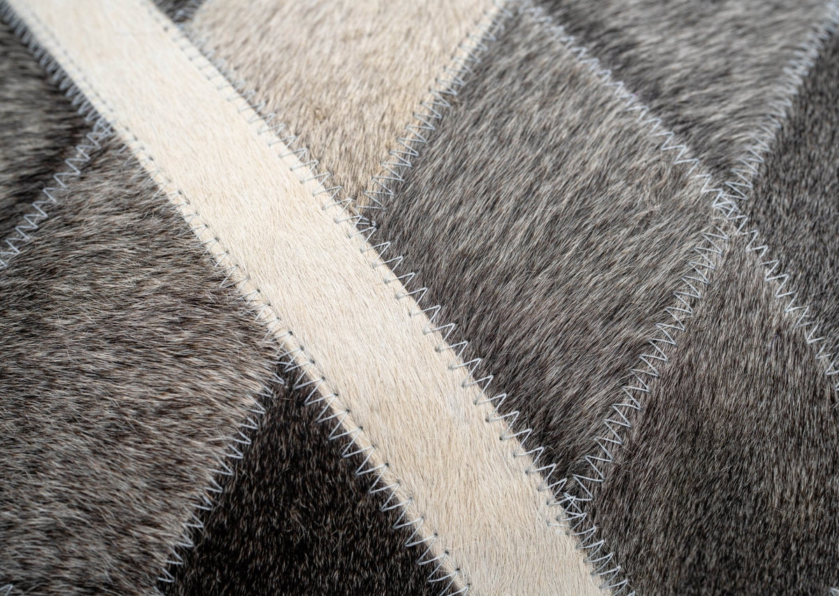 Canvello Genuine Cowhide Leather Decorative Throw Pillows - Handmade Patchwork Boho Accent Pillows For Sofa, Couch, Bed, Chair - Western Southwestern Farmhouse Pillow Covers With Feather Down Insert Included) - Canvello