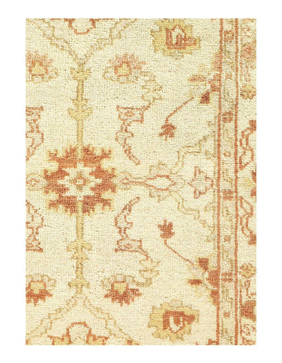 Canvello Genuine Oushak Design Hand - Knotted Rug - 3'1" X 4'7" - Canvello