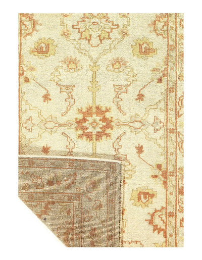 Canvello Genuine Oushak Design Hand - Knotted Rug - 3'1" X 4'7" - Canvello