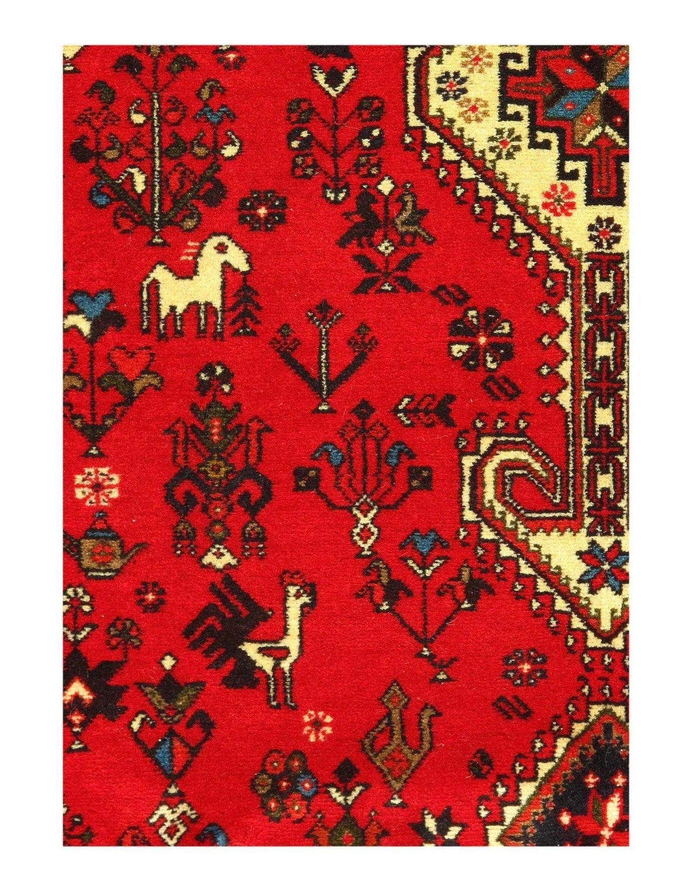 Canvello Genuine Silkroad Abadeh Rug - 4'7"x 6'9" - Canvello