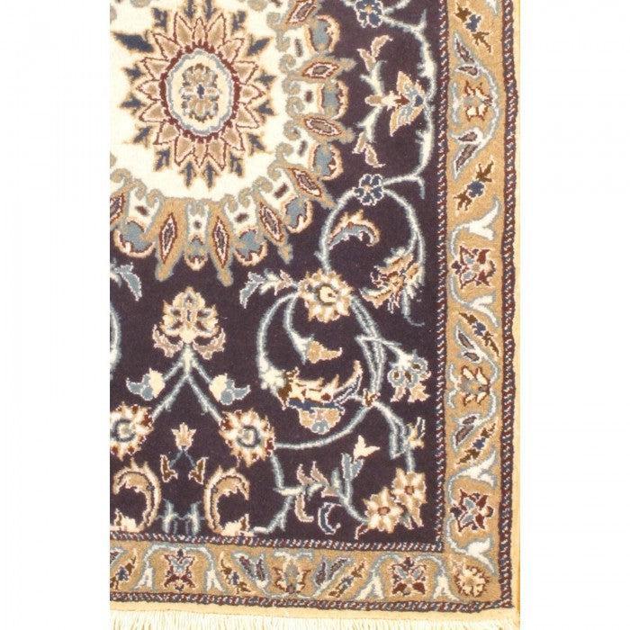 Canvello Genuine Silkroad Nain Beige Wool Rug - 3' X 5' - Canvello