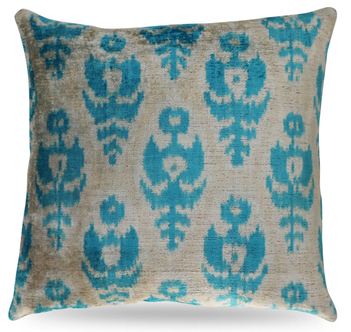 Canvello Geometric Blue Pillows With Luxury Decorative Cover - 16x16 in