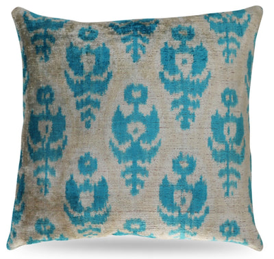 Canvello Geometric Blue Pillows With Luxury Decorative Cover - 16x16 in - Canvello