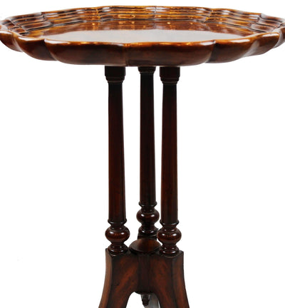 Canvello Georgian Mahogany Tripod Occasional Table - Canvello