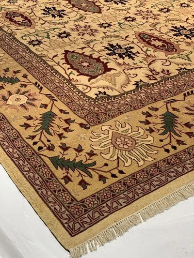 Gold Color Hand Knotted Bakhshayesh 10'2'' X 14'2''