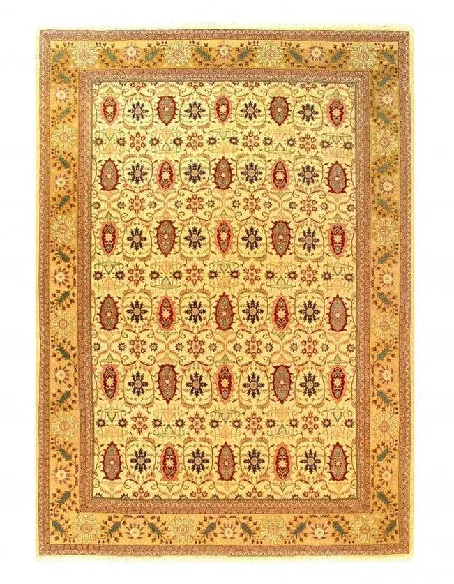 Canvello Gold Color Hand Knotted Bakhshayesh 10'2'' X 14'2'' - Canvello