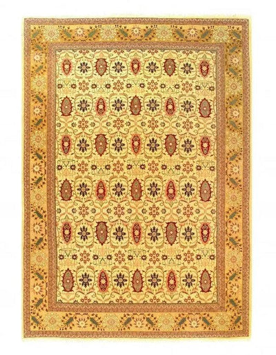 Canvello Gold Color Hand Knotted Bakhshayesh 10'2'' X 14'2'' - Canvello