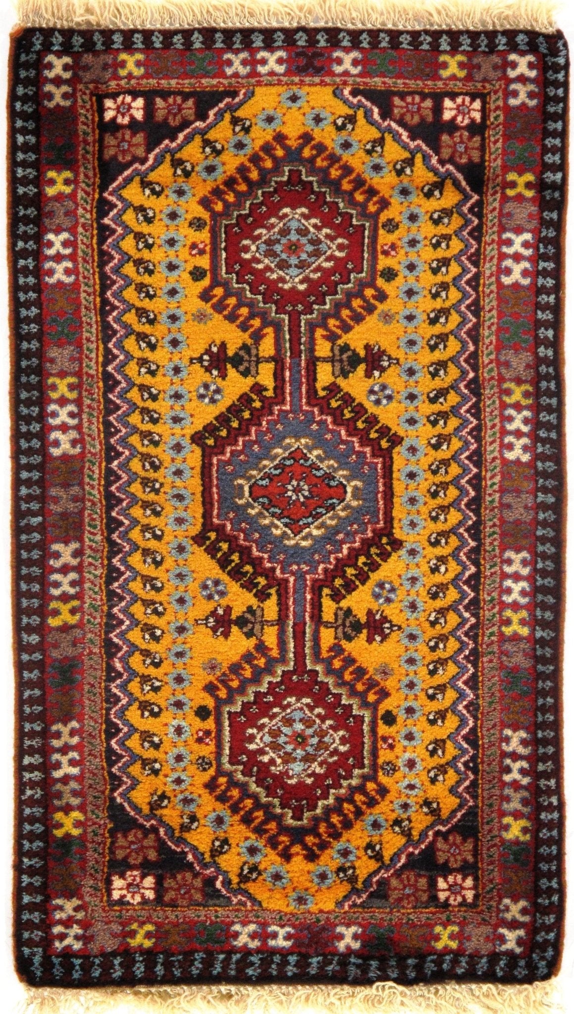 Canvello Gold Silkroad Yalameh Rug - 2' X 3'5" - Canvello