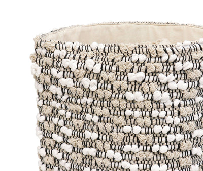 Canvello Grandcanyon 100% Cotton Basket, Beige - Canvello