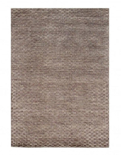 Gray Color Fine Hand Knotted Modern Rug 4' X 5'11''