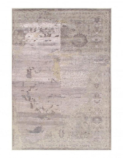 Gray Color Fine Hand Knotted Modern rug 5'6'' X 8'