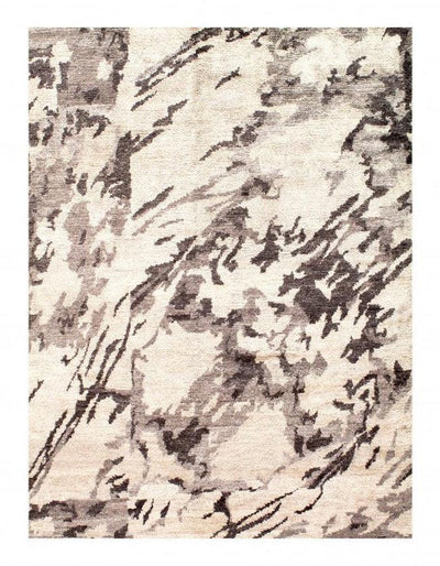 Gray Color Fine Hand Knotted Modern Rug 9' X 12'