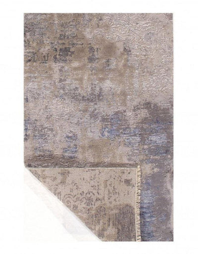 Canvello Gray Color Fine Hand Knotted Modern Runner 2'8'' X 8' - Canvello