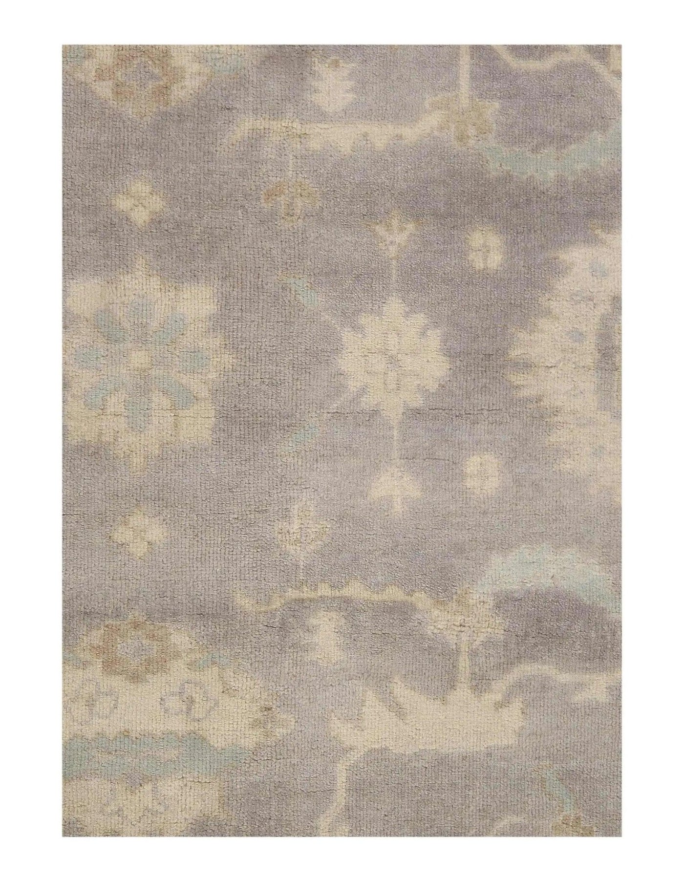 Canvello Gray color Fine Hand Knotted Oushak Design Rug - 9' X 13' - Canvello