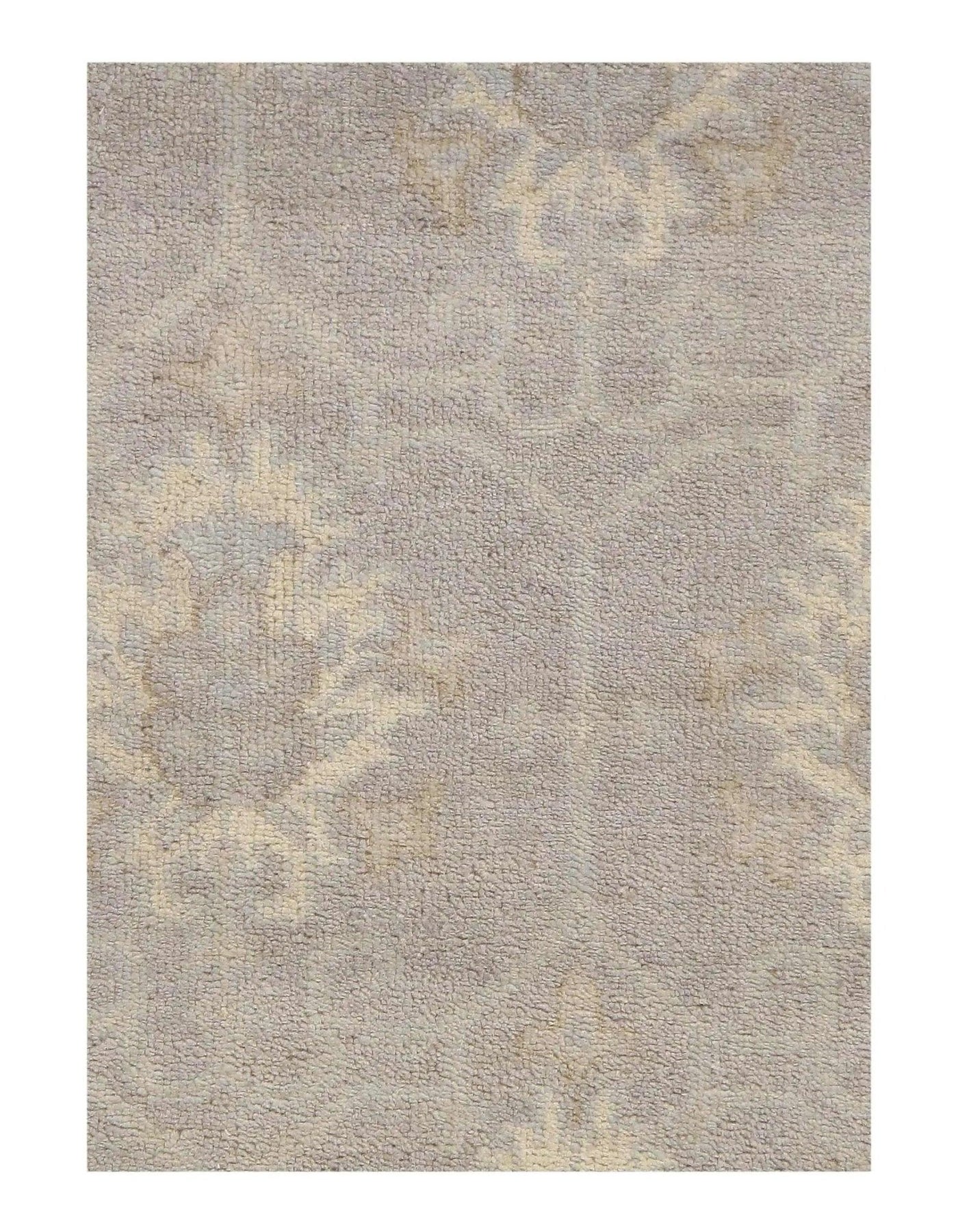 Canvello Gray Color Fine Hand Knotted Oushak Rug - 8' X 10' - Canvello