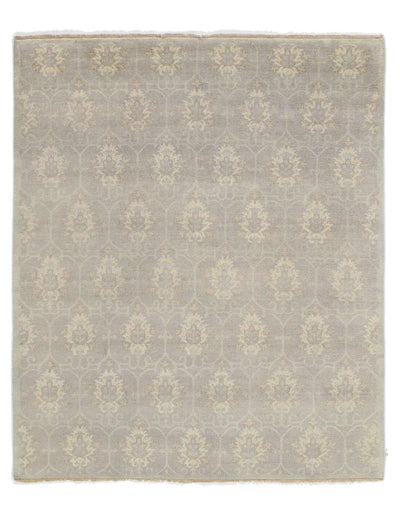 Canvello Gray Color Fine Hand Knotted Oushak Rug - 8' X 10' - Canvello