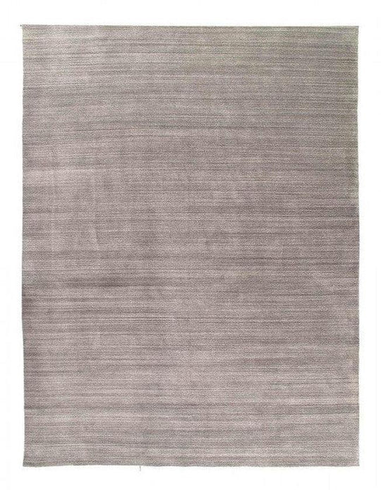 Canvello Gray color Hand knotted Modern Rug 10' X 14'