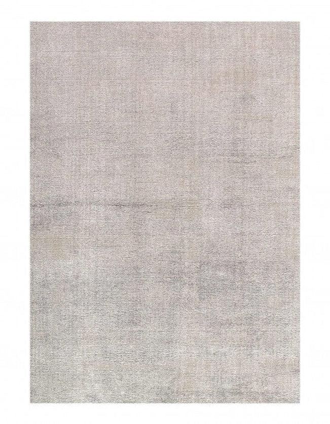 Canvello Gray color Hand knotted Modern Rug 3' X 5' - Canvello