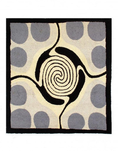 Canvello Gray Color Modern Rug 4'11'' X 5'6'' - Canvello