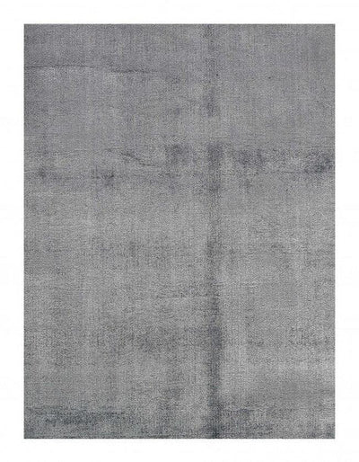 Canvello Gray Fine Hand Knotted Modern Rug 9' X 11'11'' - Canvello