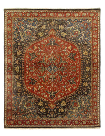 Canvello Gray Fine Mamluk Design Rug - 8' x 10' - Canvello