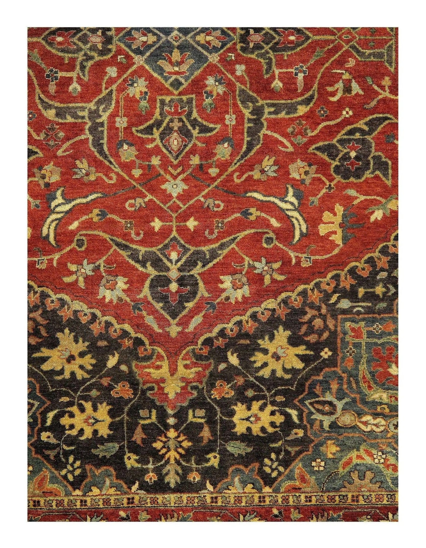 Canvello Gray Fine Mamluk Design Rug - 8' x 10' - Canvello