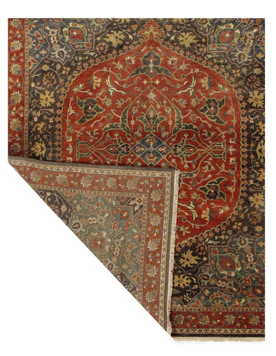 Canvello Gray Fine Mamluk Design Rug - 8' x 10' - Canvello