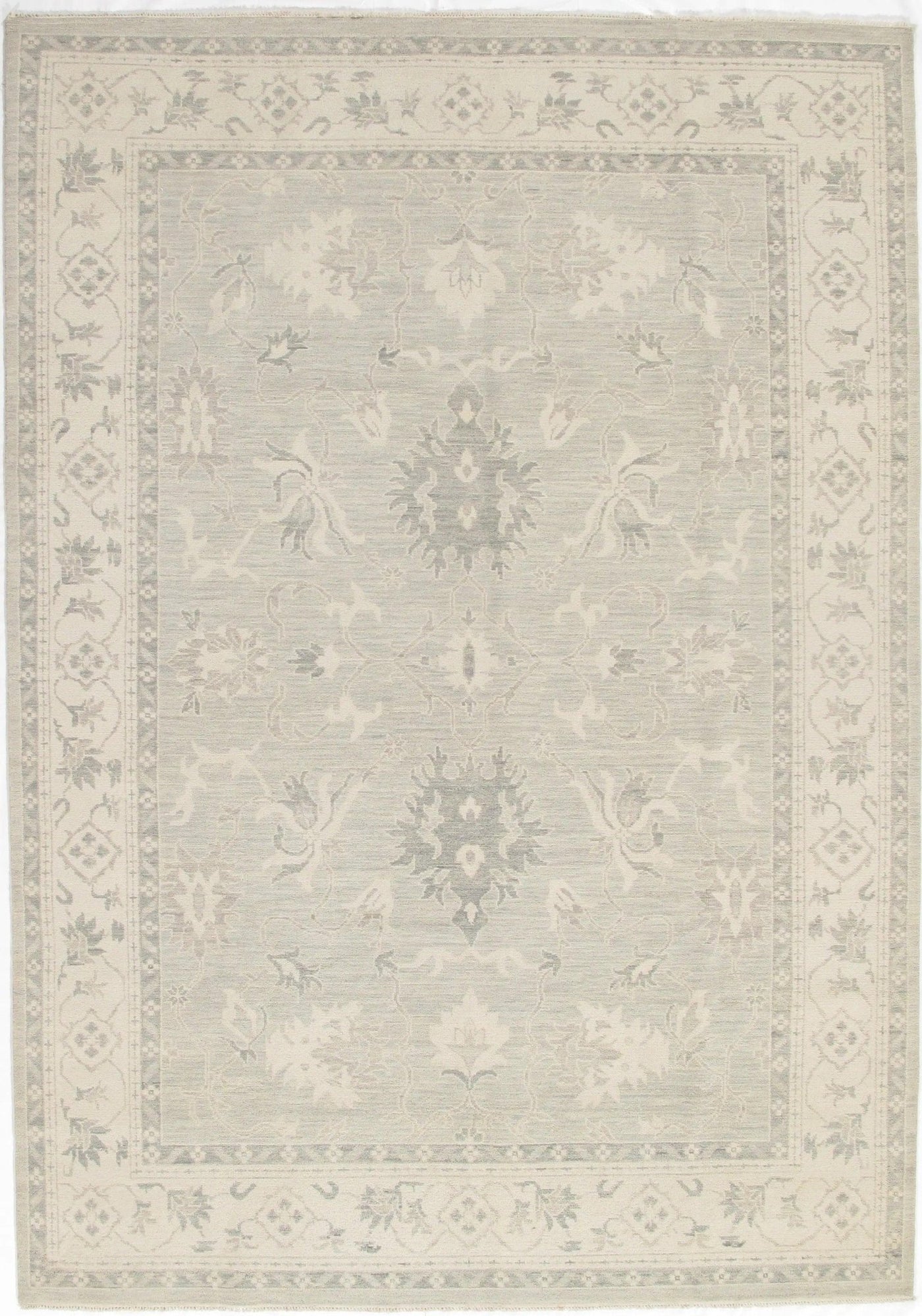 Canvello Gray Fine Oushak Rug - 10' X 14' - Canvello