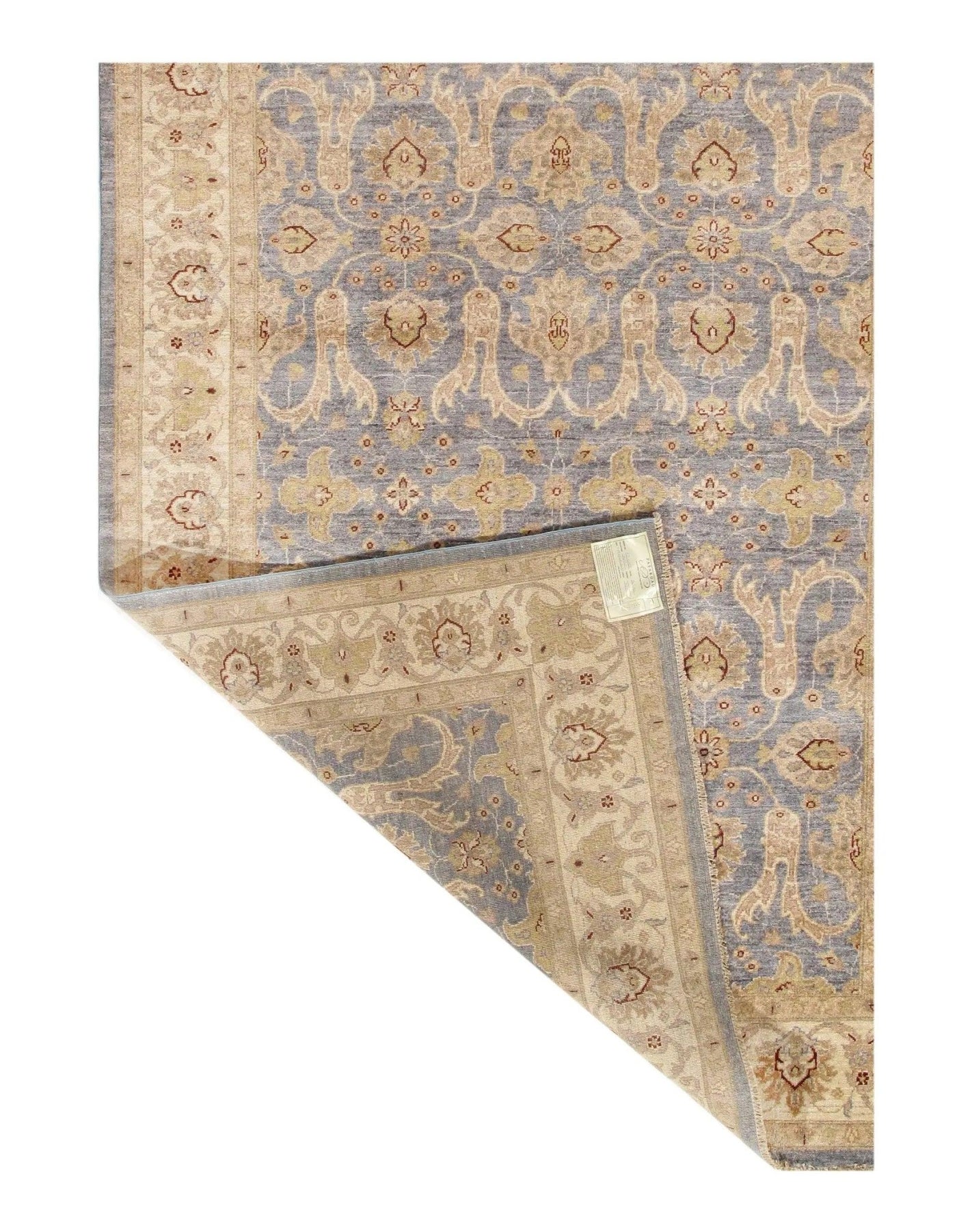 Canvello Gray Fine Oushak Rug - 6'9"x9'8" - Canvello