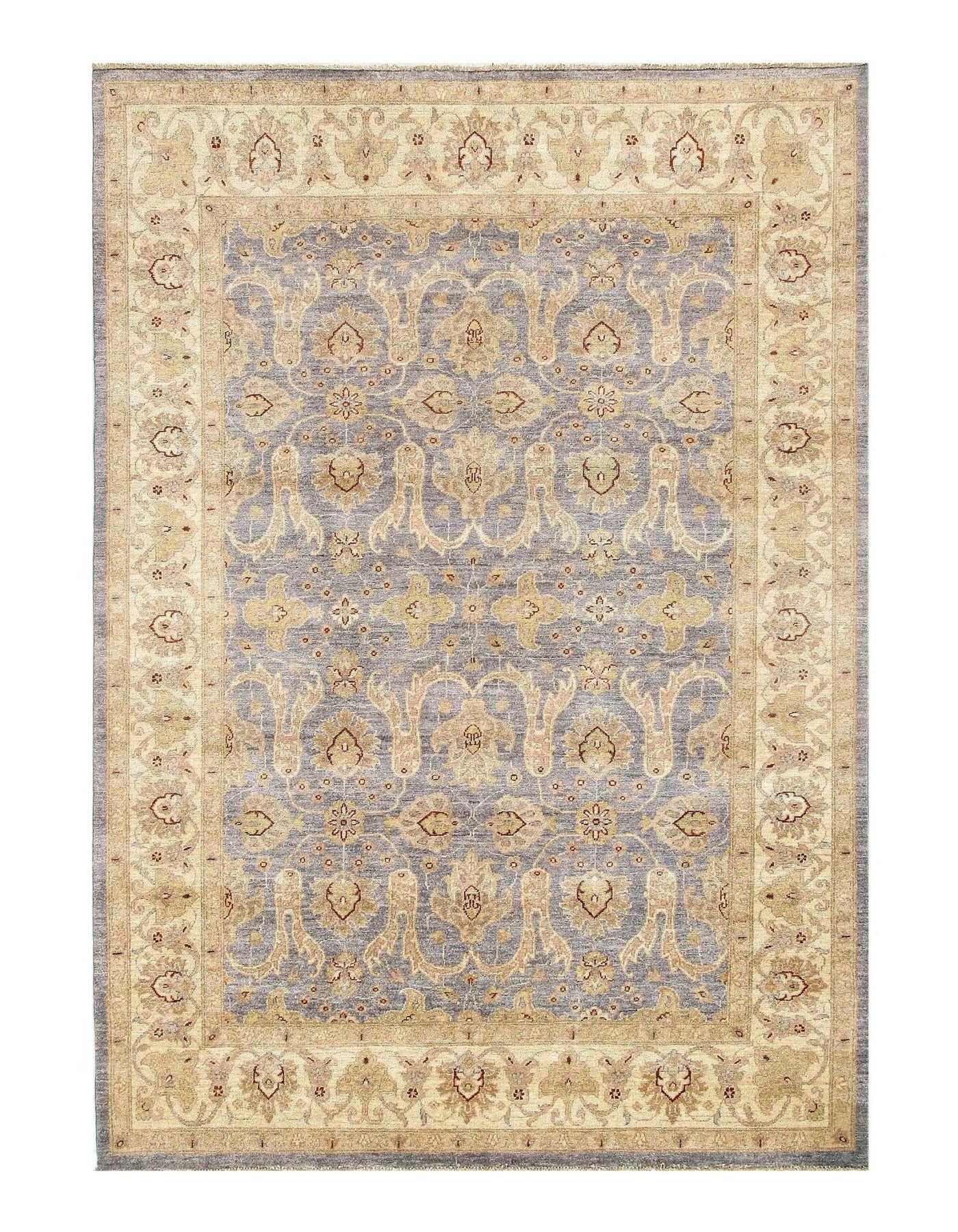 Canvello Gray Fine Oushak Rug - 6'9"x9'8" - Canvello