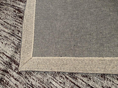 Canvello Gray Flat - weave Tufted Sari Silk 8' X 10' - Canvello