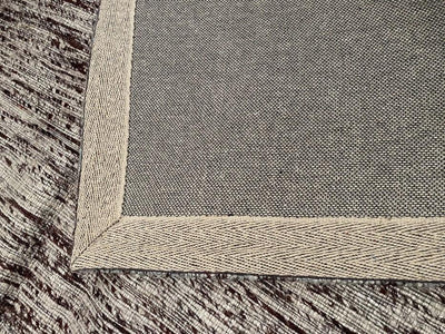 Gray Flat-weave Tufted Sari Silk 8' X 10'