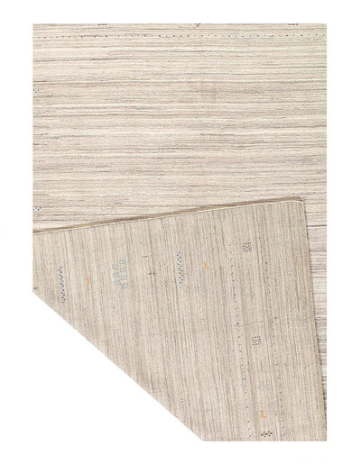 Canvello Gray Hand knotted Gabbeh Rug - 7'9'' X 10'3'' - Canvello