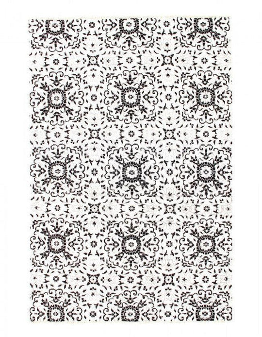 Alfombra de lana kazaka caucásica antigua del siglo XVIII para sala de estar - 3'7'' X 7'5''