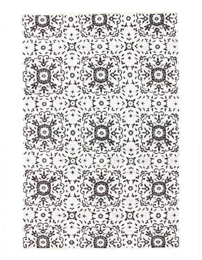 Canvello Gray Hand Knotted Modern Rug - 5'11'' X 8'11'' - Canvello