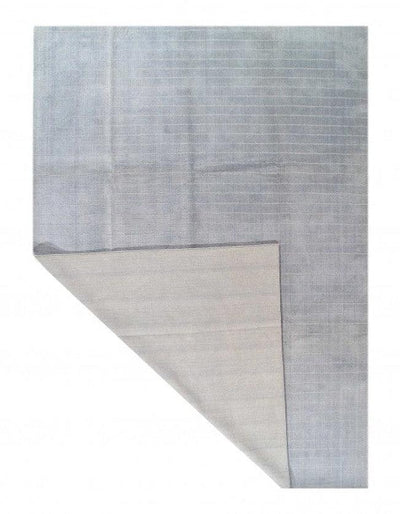Gray Hand Knotted Modern Rug 9'11'' X 14'