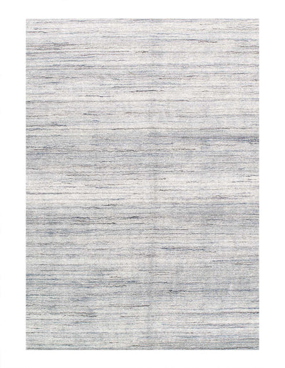 Canvello Gray Hand knotted Modern Rug - 9'6" x 9'9" - Canvello