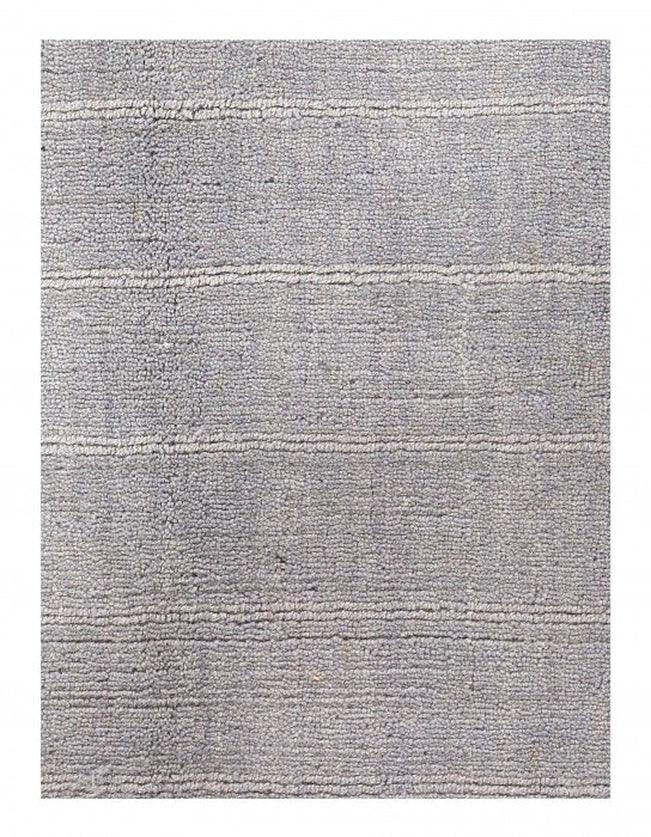 Canvello Gray Hand Knotted Modern Rug 9'11'' X 14' - Canvello