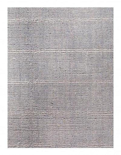 Canvello Gray Hand Knotted Modern Rug 9'11'' X 14' - Canvello