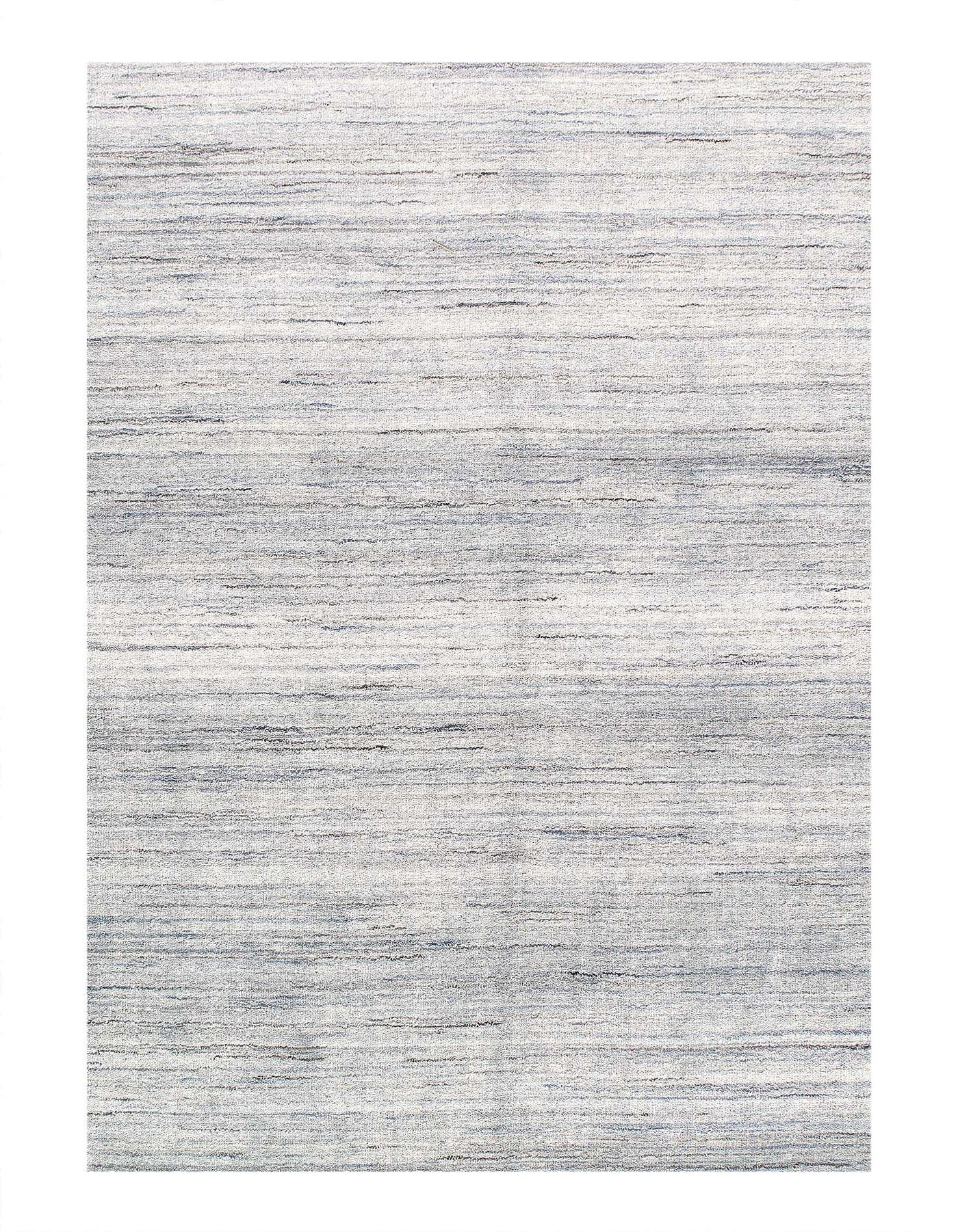 Canvello Gray Hand knotted Modern Rug - 9'6" x 9'9" - Canvello