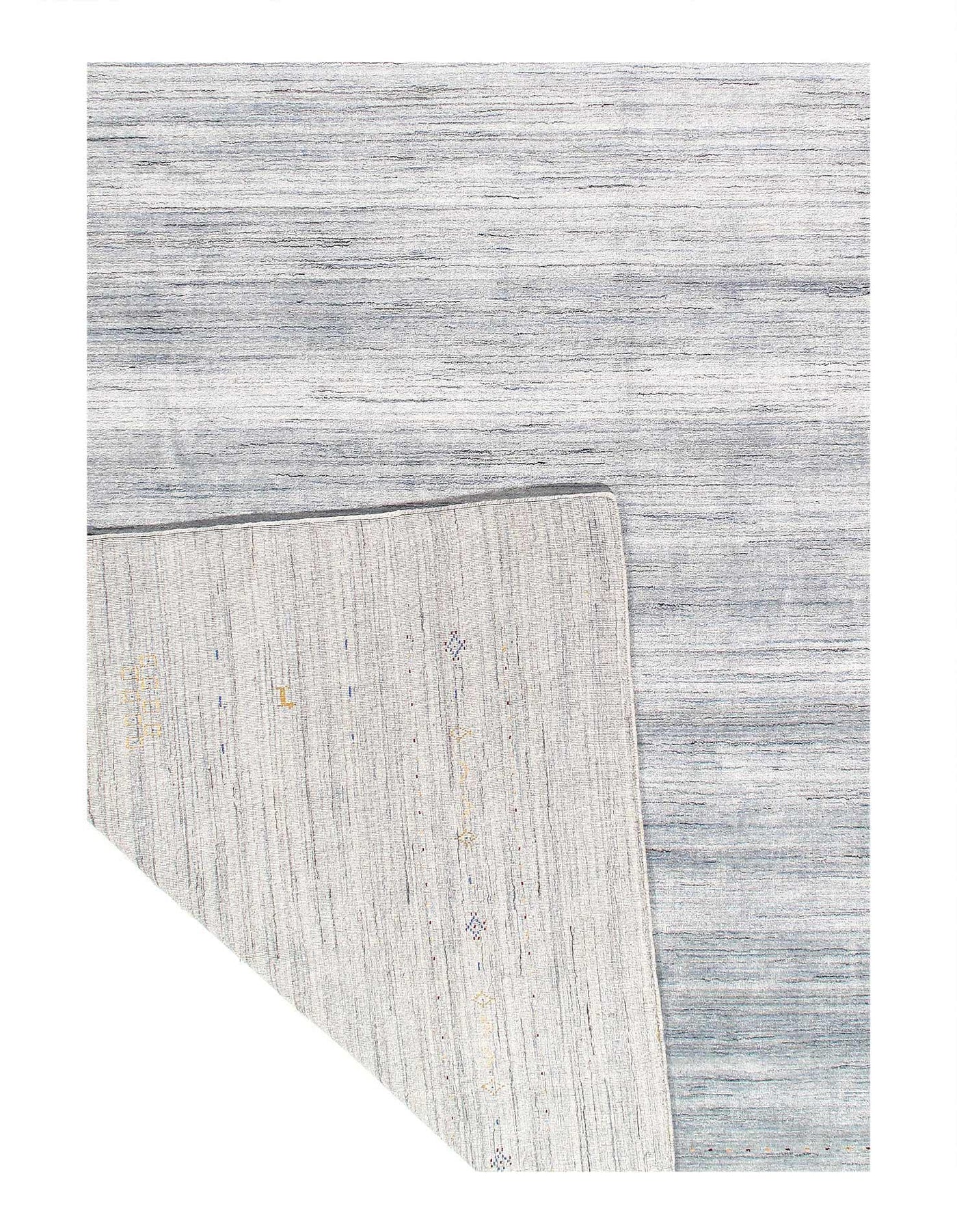 Canvello Gray Hand knotted Modern Rug - 9'6" x 9'9" - Canvello