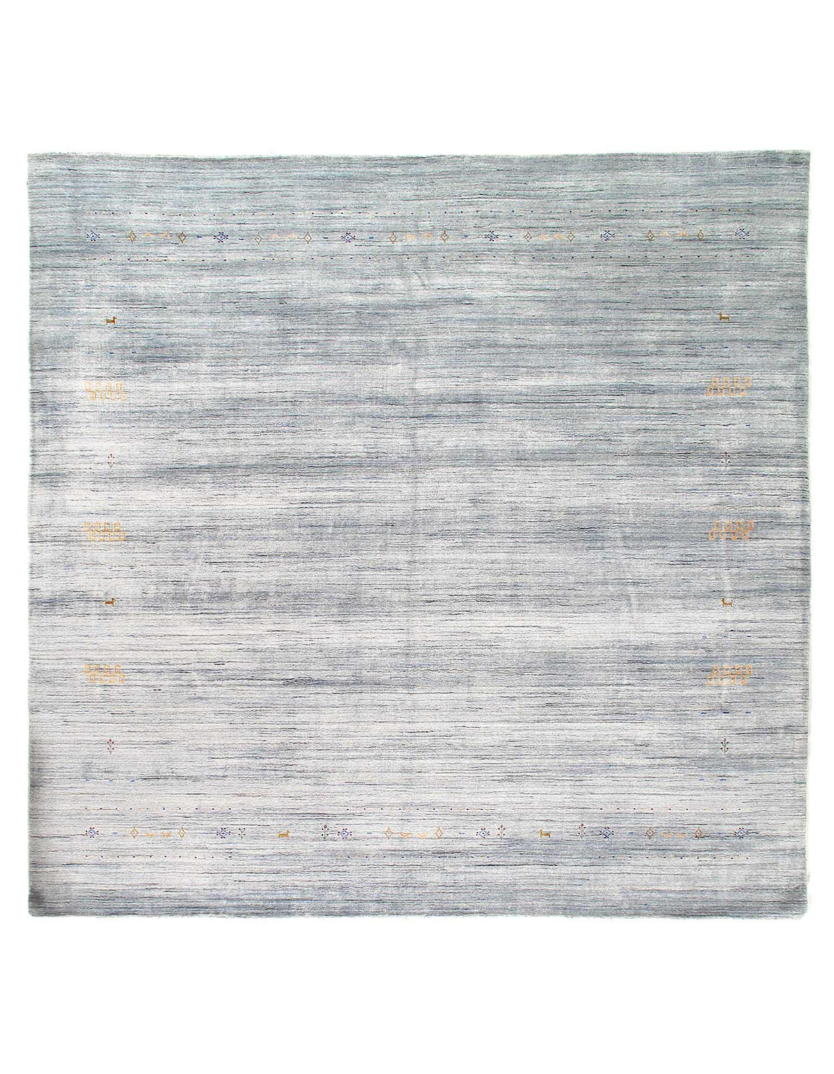 Redondo fino anudado a mano Agra 8'2'' X 8'2''