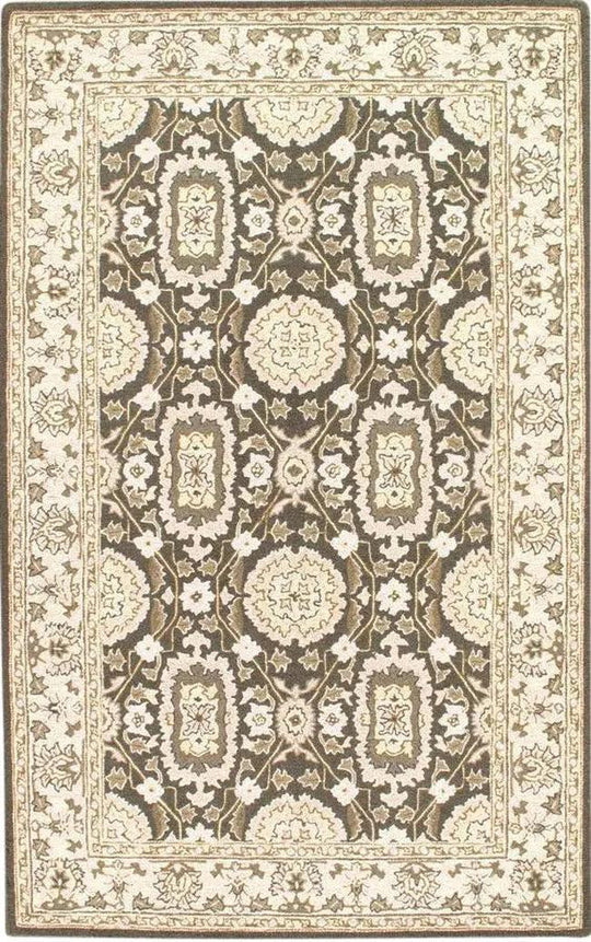 Canvello Gray Hand-Tufted Modern Rug - 5'X8'