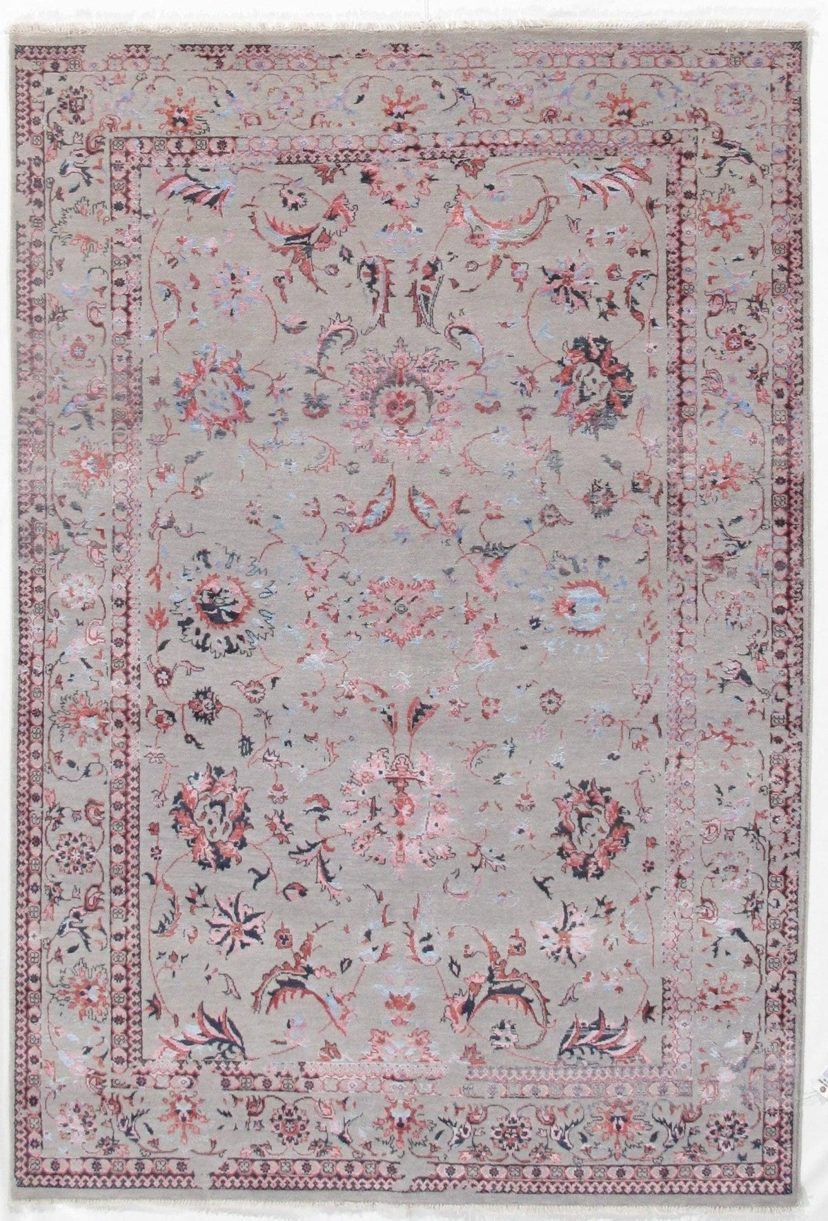 Canvello Gray Modern Area Rug - 6' X 9'